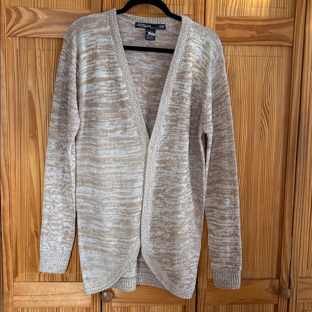 Ashley by 26 International Tan Cardigan Size Large
